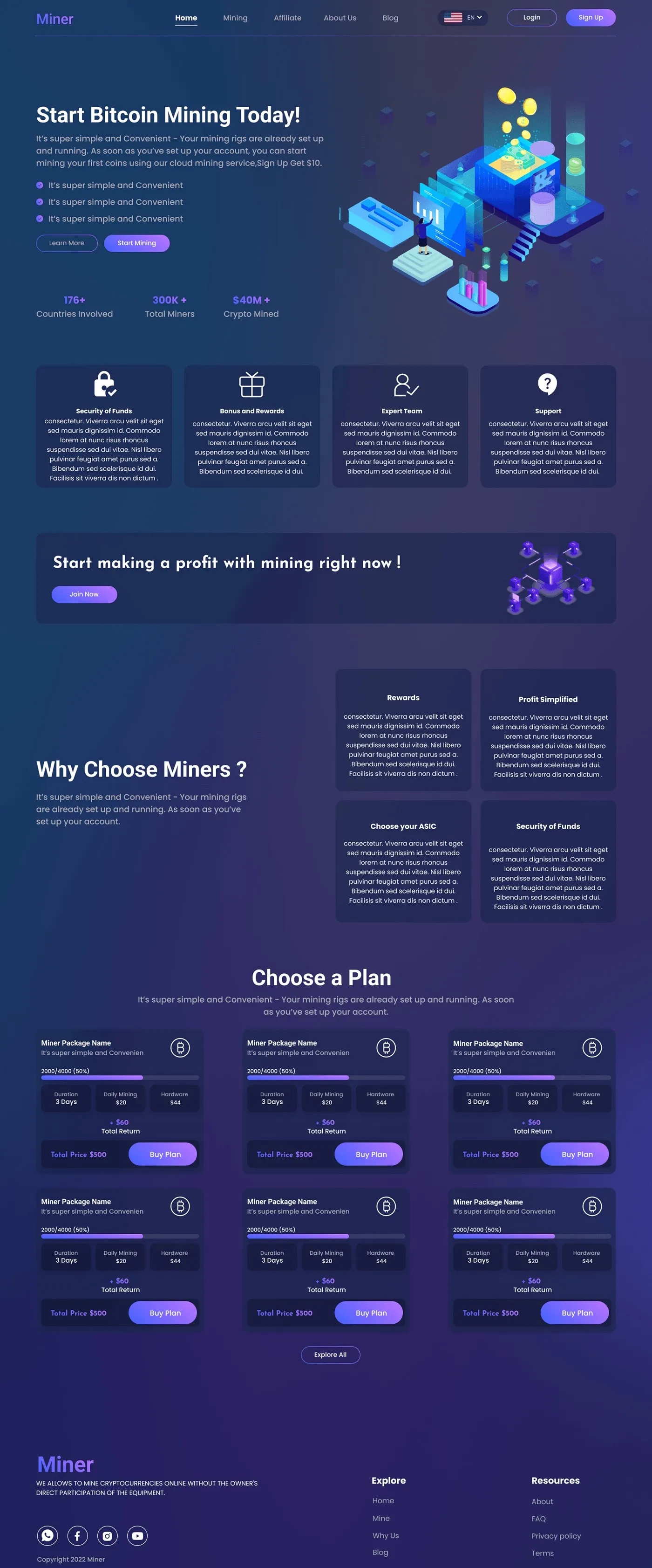 Miner: screen 2