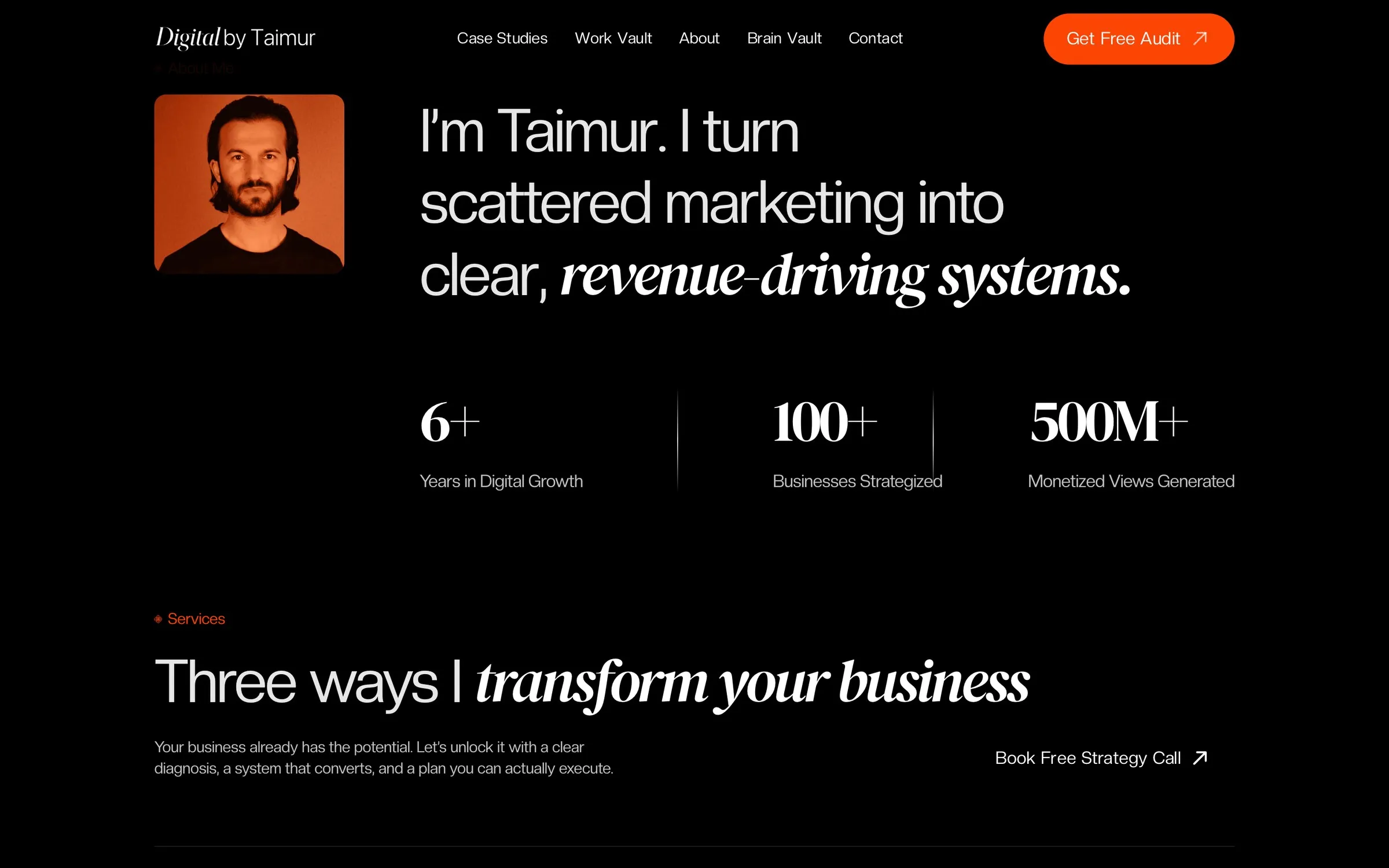 Digital by Taimur: screen 2
