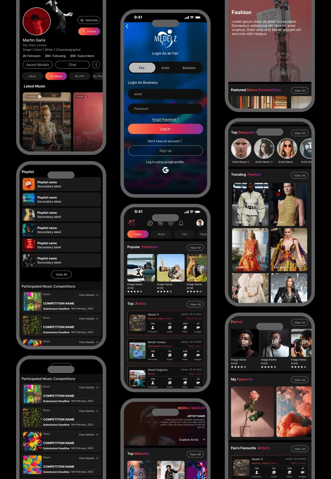 Medelz: screen 2