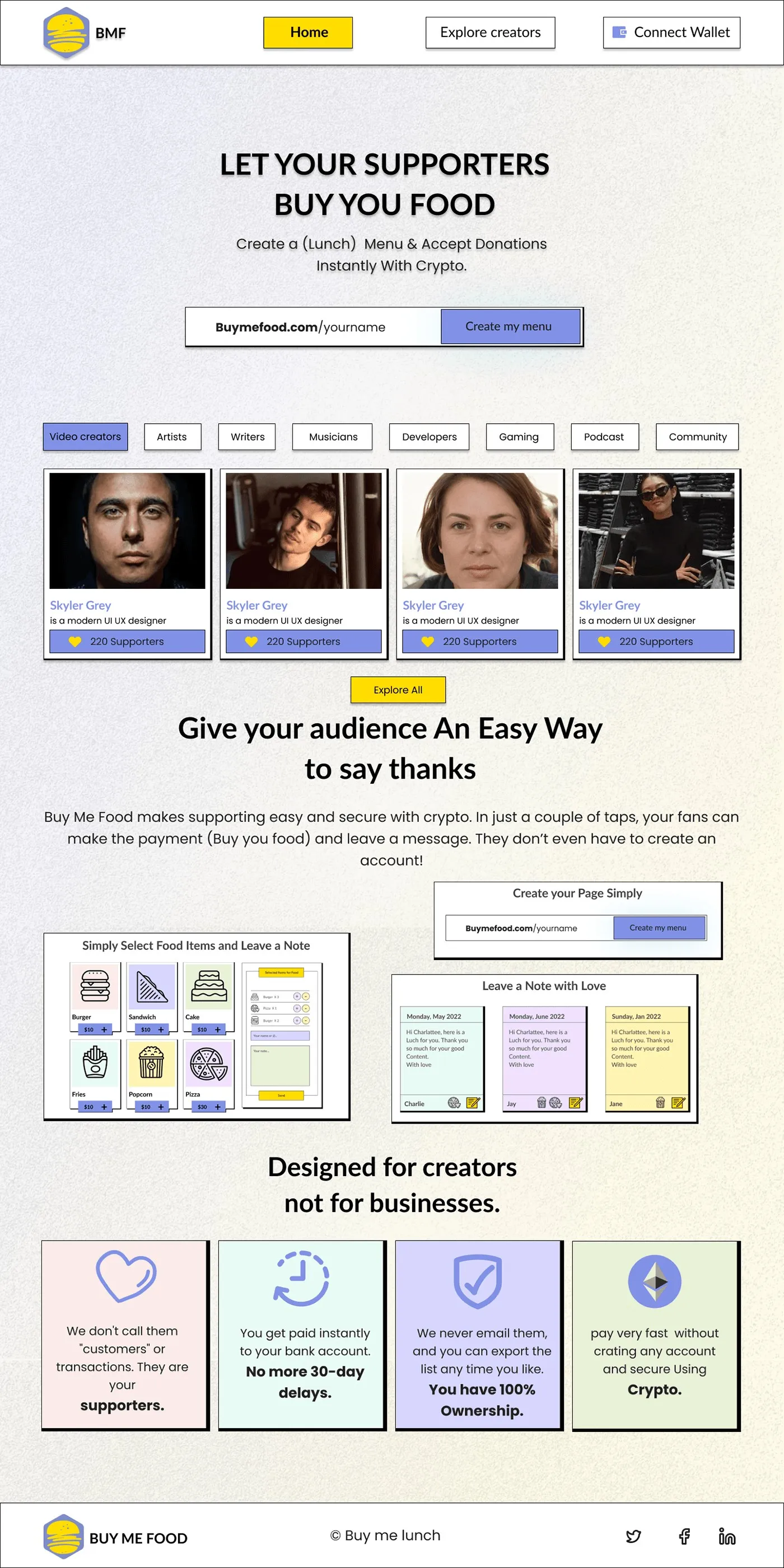 Buy Me Food: screen 3