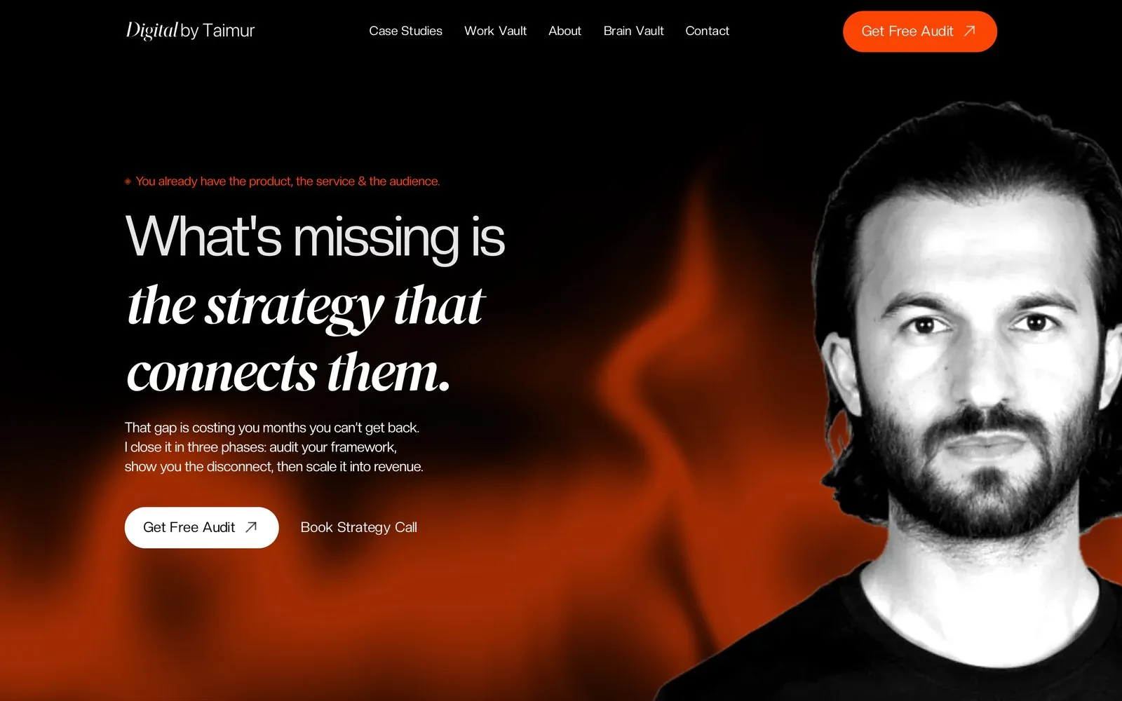 Digital by Taimur: Framer · Personal brand