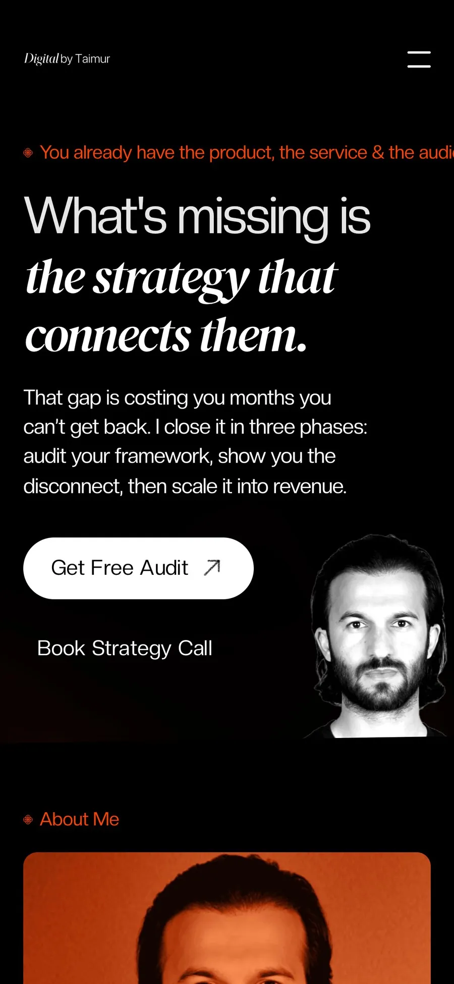 Digital by Taimur: mobile view
