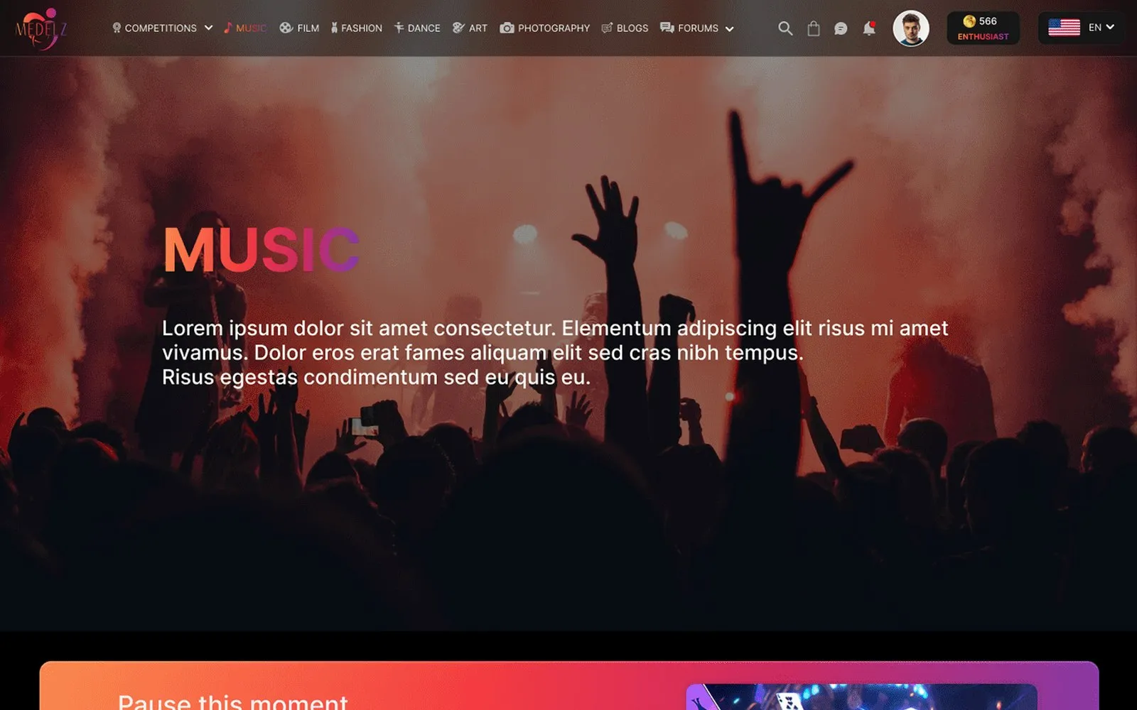 Medelz: Product design · Web