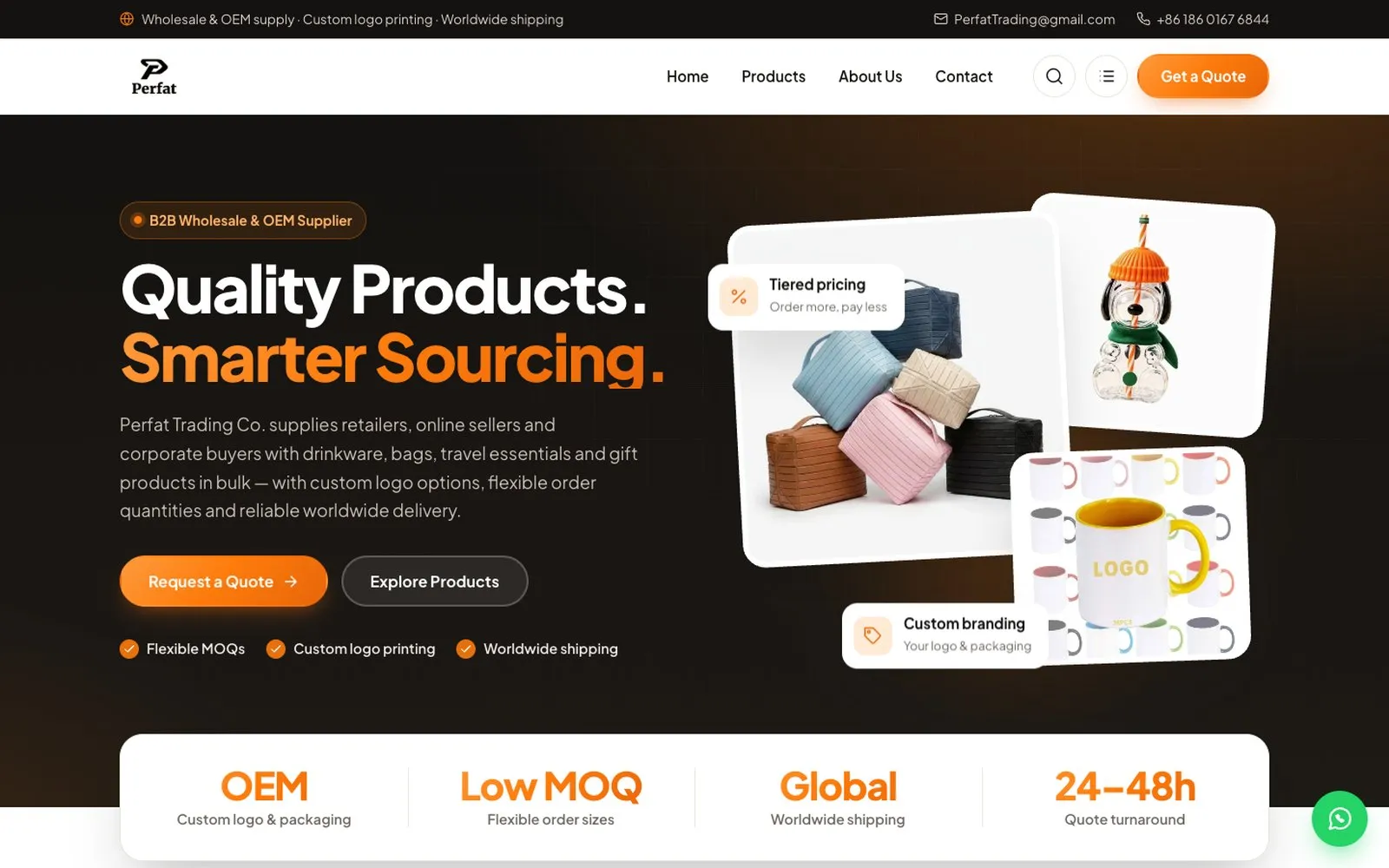 PFT (Perfai Trading): WooCommerce · B2B