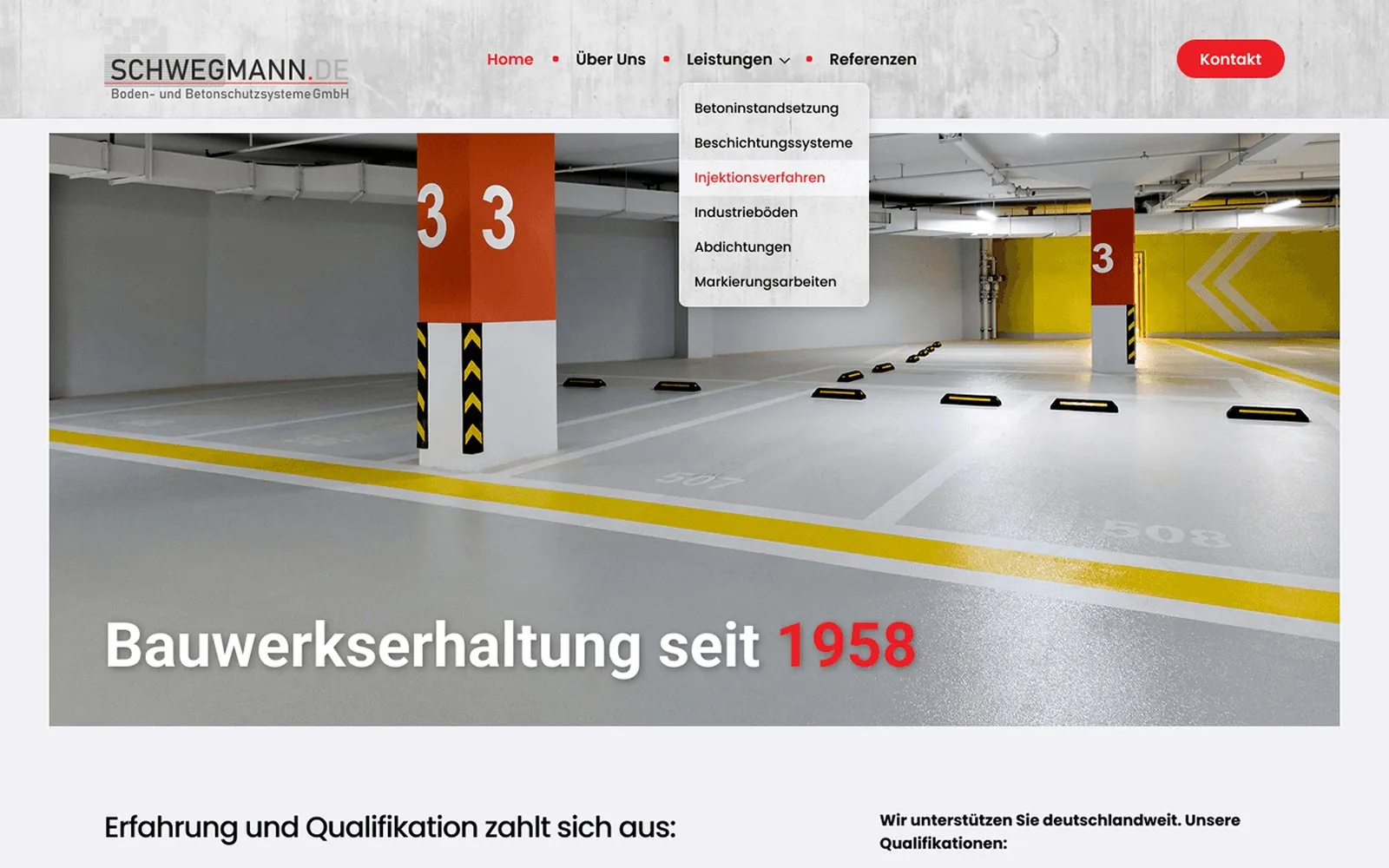 Schwermann: Website redesign