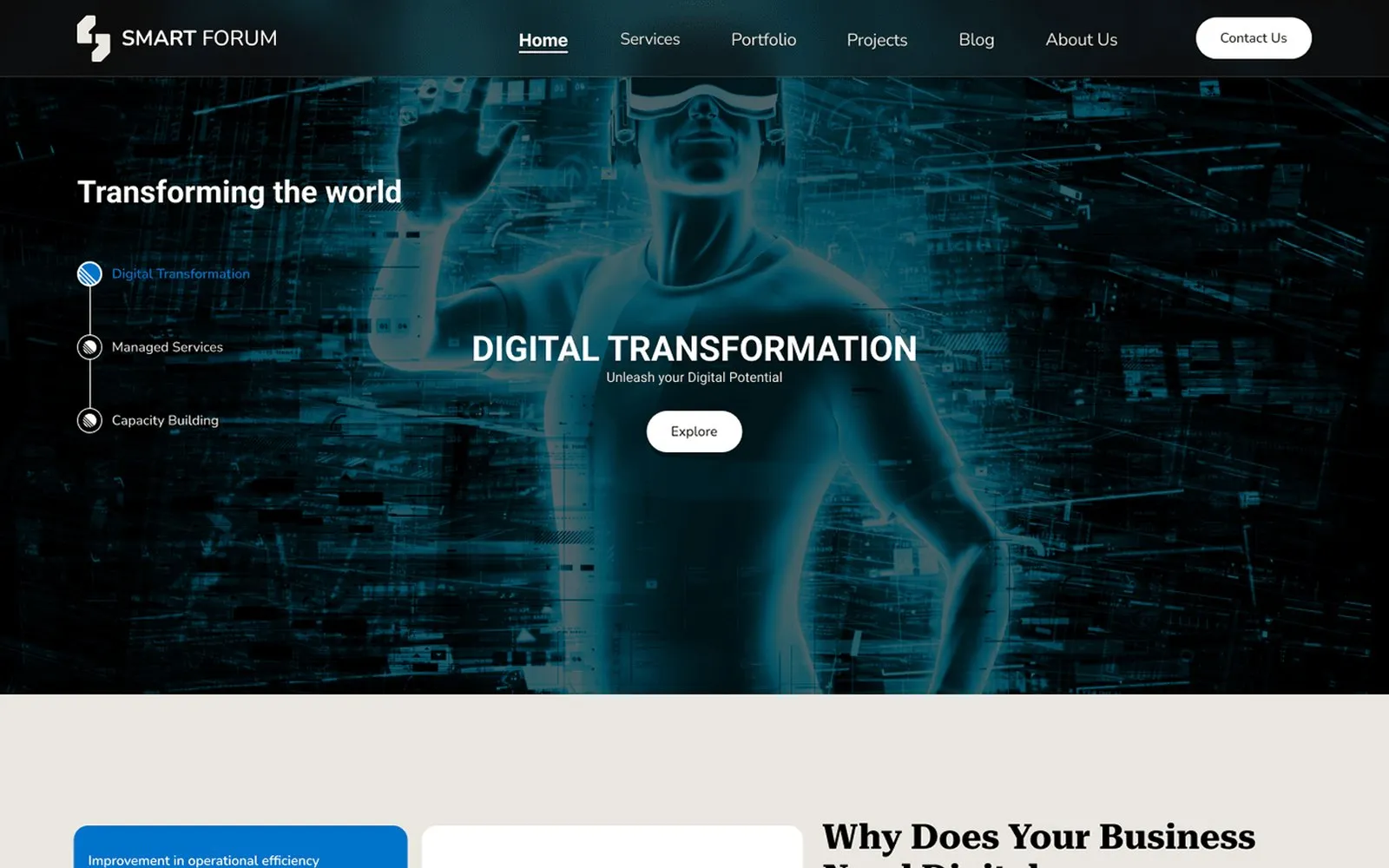 Smart Forum: Corporate website