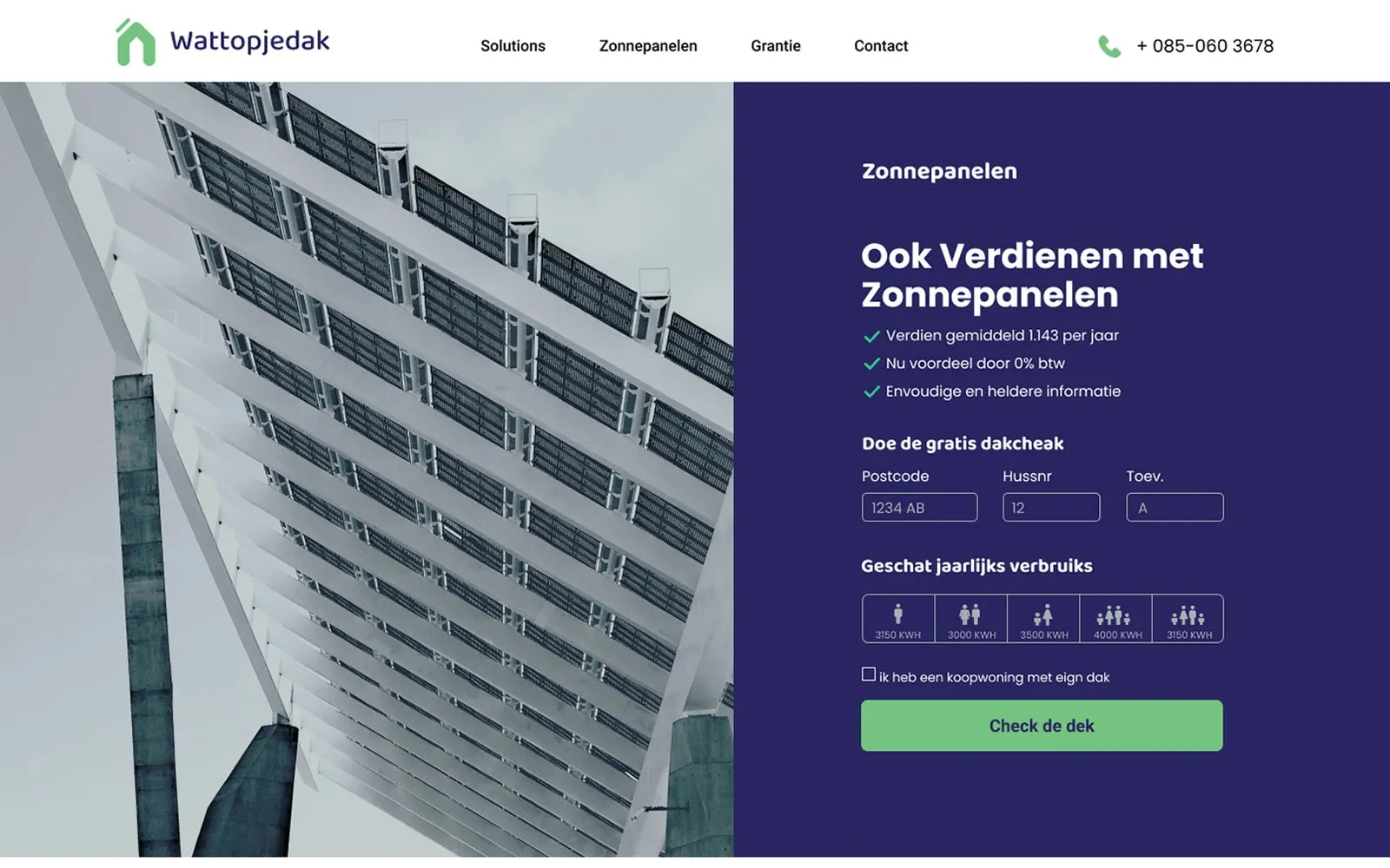Wattopjedak: Website
